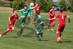 Bezirksliga - TSV Baar/Ebenhausen - TSV Jetzendorf - Martin Schröder grün Jetzendorf - Nico Kreitmayr rot Baar/Ebenhausen - Foto: Jürgen Meyer