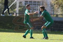 401 Kreisliga 1 - TSV Baar Ebenhausen - FC Geisenfeld -  Josef Amort grün Geisenfeld trifft zum 0:1 Führungstreffer - jubel - Foto: Jürgen Meyer