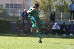 401 Kreisliga 1 - TSV Baar Ebenhausen - FC Geisenfeld -  Josef Amort grün Geisenfeld trifft zum 0:1 Führungstreffer - jubel - Foto: Jürgen Meyer