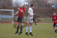 Kreisliga 1 - Saison 2017/2018 - TSV Gaimersheim - DJK Ingolstadt - Tobias Rammler rot DJK Ing - Nicolea Nechita weiss Gaimersheim - Foto: Meyer Jürgen