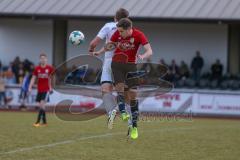 Kreisliga 1 - Saison 2017/2018 - TSV Gaimersheim - DJK Ingolstadt - Michael Grassl rot DJK Ing - Markus Vollnhals weiss Gaimersheim - Foto: Meyer Jürgen