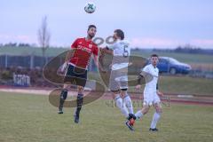 Kreisliga 1 - Saison 2017/2018 - TSV Gaimersheim - DJK Ingolstadt - Max Auernhammer rot DJK Ingolstadt - Igor Konusch weiss gaimersheim - Foto: Meyer Jürgen