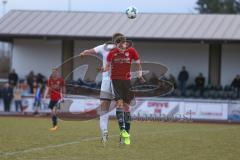 Kreisliga 1 - Saison 2017/2018 - TSV Gaimersheim - DJK Ingolstadt - Michael Grassl rot DJK Ing - Markus Vollnhals weiss Gaimersheim - Foto: Meyer Jürgen