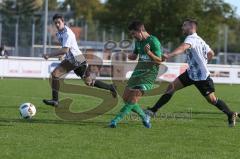 Kreisliga 1 - Saison 2020/2021 - TSV Gaimersheim  - TSV Hohenwart - Andreas Götz grün Gaimersheim mit dem 1:2 Anschlusstreffer - jubel - Foto: Meyer Jürgen