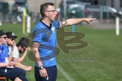 Fußball - Kreiskliga 1 - TSV Großmehring - TSV Ober/Unterhaunstadt - Stefan Hoffmann Trainer Großmehring - Foto: Jürgen Meyer