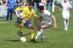 Fußball - Kreiskliga 1 - TSV Großmehring - TSV Ober/Unterhaunstadt - Tobias Mayr gelb Großmehring - Foto: Jürgen Meyer