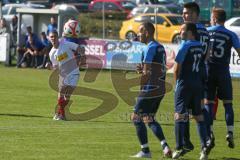 Kreisliga 1 - TSV Großmehring - SV Kasing - Glerdis Ahmeti Kasing schiesst einen Freistoss - Foto: Jürgen Meyer