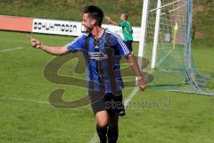 Kreisklasse - TSV Mailing-Feldkirchen - TSV Großmehring - Braun Markus #18 blau Großmehring schiesst das 0:1 -  Foto: Jürgen Meyer