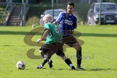 Kreisklasse - TSV Mailing-Feldkirchen - TSV Großmehring -  Büchter Björn #6 grün Mailing - Di Terlizzi Giuseppe #11 blau Großmehring - Foto: Jürgen Meyer