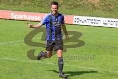 Kreisklasse - TSV Mailing-Feldkirchen - TSV Großmehring - Braun Markus #18 blau Großmehring schiesst das 0:1 -  Foto: Jürgen Meyer