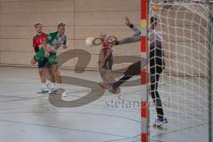 Handball - Bezirksliga - Saison 2026/27 - HC Donau/Paar - TSV Gaimersheim - Bleicher Michael TW HC Donau/Paar - Vierthaler Lucas grün Gaimersheim -  Foto: Meyer Jürgen