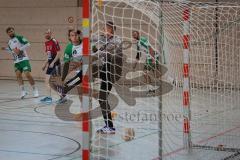Handball - Bezirksliga - Saison 2026/27 - HC Donau/Paar - TSV Gaimersheim - Haye Jonas grün Gaimersheim - Bleicher Michael TW HC Donau/Paar  -  Foto: Meyer Jürgen