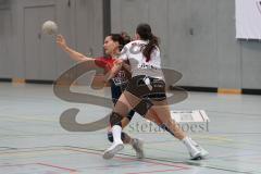 Handball - Frauen - Saison 2024/25 - HC Donau/Paar - HC Sulzb.Rosenb. - Neumeier Franziska rot HC Donau - Last Sophie weiss Sulzbach - Foto: Meyer Jürgen
