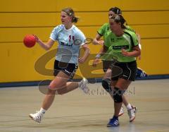 Handball Jun.Damen - HG Ingolstadt - DJK Ingolstadt - Marina Rahm im Alleingang aufs Tor mit Erfolg