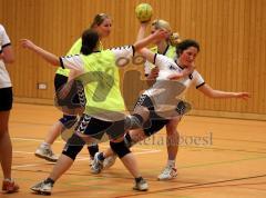 Damen Handball - TSV Gaimersheim - TSV Wartenberg - Seraphina Risch kommt durch und wirft ein Tor