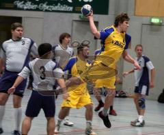 Herren Handball - HG Ingolstadt - TSV Schleißheim - Jan Zobel erzielt einen Treffer