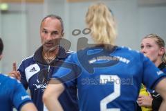 HG Ingolstadt Damen Handball Molten-CUP - 
TSV Ottobeuren - Trainer Peter Geier Ansprache