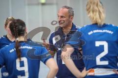 HG Ingolstadt Damen Handball Molten-CUP - 
TSV Ottobeuren - Trainer Peter Geier Ansprache