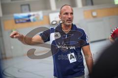 HG Ingolstadt Damen Handball Molten-CUP - 
TSV Ottobeuren - Trainer Peter Geier Ansprache