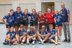 HG Ingolstadt Damen Handball Molten-CUP - 
TSV Ottobeuren - Teamfoto HG Ingolstadt mit Trainer Peter Geier