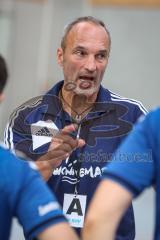 HG Ingolstadt Damen Handball Molten-CUP - 
TSV Ottobeuren - Trainer Peter Geier Ansprache