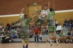 Bezirksliga - Handball - Saison 2023/2024 - TSV Gaimersheim - TSV Schleißheim - Hirschberger Niklas #10 Gaimersheim - Martin Paul #15 Schleißheim - Foto: Meyer Jürgen