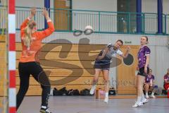 Bezirksoberliga Frauen- Saison 2026/27 - HC Donau/Paar- SpVgg Altenerding - Weinretter Anna weiss HC Donau/Paar - ObermairHanna TW Altenerding - Foto: Meyer Jürgen