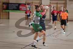 Handball - Bezirksliga - Saison 2026/27 - HC Donau/Paar - TSV Gaimersheim - Hüttel Jan grün Gaimersheim - Rieck Tjark rot HC Donau/Paar -  Foto: Meyer Jürgen