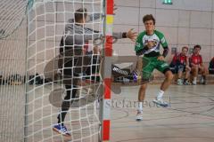 Handball - Bezirksliga - Saison 2026/27 - HC Donau/Paar - TSV Gaimersheim - Wirtz Erik grün Gaimersheim - Bleicher Michael TW  HC Donau/Paar -  Foto: Meyer Jürgen