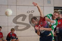 Handball - Bezirksliga - Saison 2026/27 - HC Donau/Paar - TSV Gaimersheim - Vierthaler Lucas grün Gaimersheim  - Rieck Tjark rot HC Donau/Paar -  Foto: Meyer Jürgen