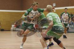 Bezirksliga - Handball - Saison 2023/2024 - TSV Gaimersheim - TSV Schleißheim - Vierthaler Lucas #23 Gaimersheim - Störch Marco #10 Schleißheim - Foto: Meyer Jürgen