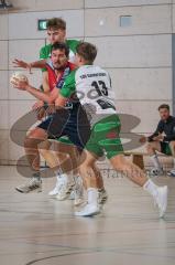 Handball - Bezirksliga - Saison 2026/27 - HC Donau/Paar - TSV Gaimersheim - Schlicht Ulf rot HC Donau/Paar - Oppel Luis grün Gaimersheim -  Foto: Meyer Jürgen
