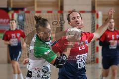 Handball - Bezirksliga - Saison 2026/27 - HC Donau/Paar - TSV Gaimersheim - Hüttel Jan grün Gaimersheim - Rieck Tjark rot HC Donau/Paar -  Foto: Meyer Jürgen