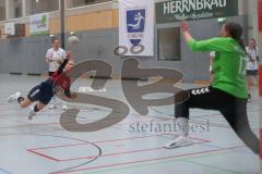 Handball - Frauen - Saison 2024/25 - HC Donau/Paar - HC Sulzb.Rosenb. - Melanie Habold rot HC Donau - Annika Senger Torwart Sulzbach - Foto: Meyer Jürgen