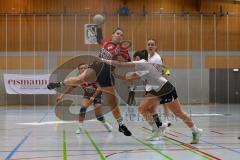 Handball - Frauen - Saison 2024/25 - HC Donau/Paar - HC Sulzb.Rosenb. - Katharina Müller rot HC Donau - Paula Eckert weiss #14 Sulzbach - Foto: Meyer Jürgen