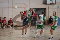 Handball - Bezirksliga - Saison 2026/27 - HC Donau/Paar - TSV Gaimersheim - Vierthaler Lucas grün Gaimersheim  - Rieck Tjark rot HC Donau/Paar -  Foto: Meyer Jürgen