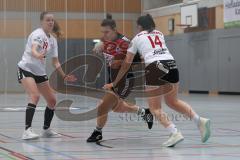 Handball - Frauen - Saison 2024/25 - HC Donau/Paar - HC Sulzb.Rosenb. - Katharina Müller rot HC Donau - Paula Eckert weiss #14 Sulzbach - Foto: Meyer Jürgen