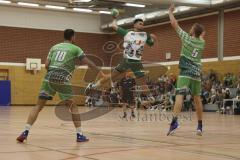 Bezirksliga - Handball - Saison 2023/2024 - TSV Gaimersheim - TSV Schleißheim - Dutka Volodymyr #22 Gaimersheim - Kratzer Quirin #5 Schleißheim - Foto: Meyer Jürgen
