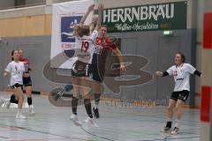 Handball - Frauen - Saison 2024/25 - HC Donau/Paar - HC Sulzb.Rosenb. - Simone Jens rot HC Donau - Anna Last weiss Sulzbach - Foto: Meyer Jürgen