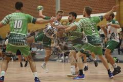 Bezirksliga - Handball - Saison 2023/2024 - TSV Gaimersheim - TSV Schleißheim - Vierthaler Lucas #23 Gaimersheim - Martin Paul #15 Schleißheim - Foto: Meyer Jürgen