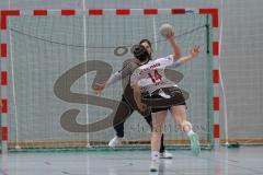 Handball - Frauen - Saison 2024/25 - HC Donau/Paar - HC Sulzb.Rosenb. - Johanna Dirmaier Torwart HC Donau - Paula Eckert weiss Sulzbach #14 - Foto: Meyer Jürgen