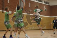 Bezirksliga - Handball - Saison 2023/2024 - TSV Gaimersheim - TSV Schleißheim - Vierthaler Lucas #23 Gaimersheim - Popp Moritz #63 Schleißheim - Foto: Meyer Jürgen