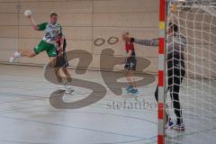 Handball - Bezirksliga - Saison 2026/27 - HC Donau/Paar - TSV Gaimersheim - Bleicher Michael TW HC Donau/Paar - Vierthaler Lucas grün Gaimersheim -  Foto: Meyer Jürgen