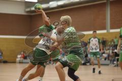 Bezirksliga - Handball - Saison 2023/2024 - TSV Gaimersheim - TSV Schleißheim - Vierthaler Lucas #23 Gaimersheim - Matzer Mike #20 Schleißheim - Foto: Meyer Jürgen