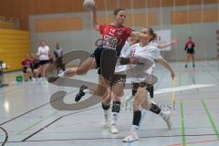Handball - Frauen - Saison 2024/25 - HC Donau/Paar - HC Sulzb.Rosenb. - Nora Wagner rot HC Donau - Christine Göbel weiss Sulzbach - Foto: Meyer Jürgen