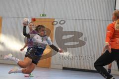 Bezirksoberliga Frauen- Saison 2026/27 - HC Donau/Paar- SpVgg Altenerding - Müller Katharina weiss HC Donau/Paar - Obermair Hanna TW Altenerding - Foto: Meyer Jürgen