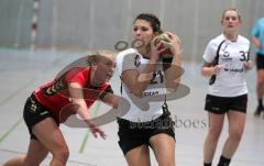 Damen Handball - HG Ingolstadt - Oberhausen - Sarah Geier kämpft sich durch