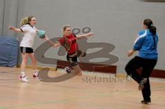 Handball Bezirksliga DJK Ingolstadt - TSV Gaimersheim Mayr Anna-Maria beim Torwurf Foto: Juergen Meyer