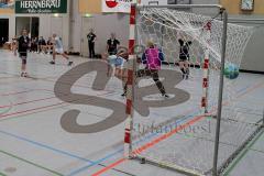 Handball Landesliga Damen HG Ingolstadt-Walkenhofen Melanie Pschmann mit Torwurf Foto: Juergen Meyer
