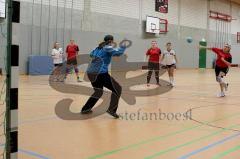 Handball Bezirksliga DJK Ingolstadt - TSV Gaimersheim Ullisch Julia beim 7.Meter (DJK) Foto: Juergen Meyer